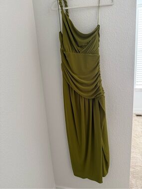 NICHOLAS Nala Draped Asymmetrical dress